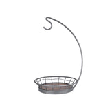 Maxbell Iron Banana Holder Counter Top Stand with Fruit Bowl Egg Holder Fruit Stand
