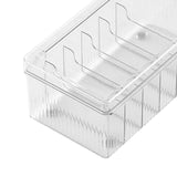 Maxbell Portable Cable Storage Box Cable Organizer Protect for Home Kitchen Desk Clear
