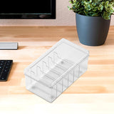 Maxbell Portable Cable Storage Box Cable Organizer Protect for Home Kitchen Desk Clear