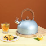 Maxbell Stainless Steel Audible Whistling Water Kettle for All Stove Sources Tea Pot
