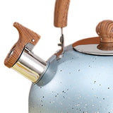 Maxbell Stainless Steel Audible Whistling Water Kettle for All Stove Sources Tea Pot