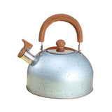 Maxbell 2L Whistling Kettle Cookware Anti Heat Handle Teapot for Induction Cookers Blue