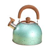 Maxbell 2L Whistling Kettle Cookware Anti Heat Handle Teapot for Induction Cookers Green