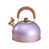 Maxbell 2L Whistling Kettle Cookware Anti Heat Handle Teapot for Induction Cookers Purple