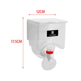 Maxbell Oil Dispenser Sauce Press Bottle Seasoning Box Kitchen Tool for Restaurant White