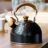 Maxbell Whistling Kettle Pots for All Stove Black