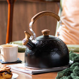 Maxbell Whistling Kettle Pots for All Stove Black