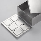 Maxbell Tofu Mould Strainer Presser Delicious Making Cheese Mold for Home Kitchen L