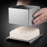Maxbell Tofu Mould Strainer Presser Delicious Making Cheese Mold for Home Kitchen L