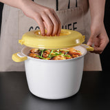Maxbell Insulated Food Storage Containers 2600ml for Camping Adults Kids Girls Boys Yellow