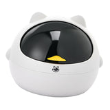 Maxbell Mini Trash Can Cartoon with Non Slip Pads for Bathroom Tabletop Vanity