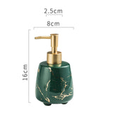 Maxbell Modern Soap Dispenser Lotion Bottle Refillable Bathroom Accessories Green