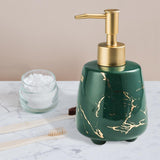 Maxbell Modern Soap Dispenser Lotion Bottle Refillable Bathroom Accessories Green