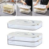 Maxbell Food Preservation Tray Refrigerator Food Shelf Bins Box Premium Materials 1 Layer
