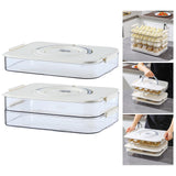 Maxbell Food Preservation Tray Refrigerator Food Shelf Bins Box Premium Materials 1 Layer