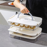Maxbell Food Preservation Tray Refrigerator Food Shelf Bins Box Premium Materials 1 Layer