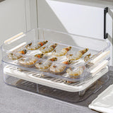 Maxbell Food Preservation Tray Refrigerator Food Shelf Bins Box Premium Materials 1 Layer