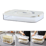 Maxbell Food Preservation Tray Refrigerator Food Shelf Bins Box Premium Materials 1 Layer