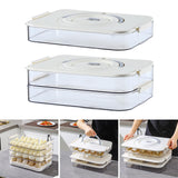 Maxbell Food Preservation Tray Refrigerator Food Shelf Bins Box Premium Materials 1 Layer