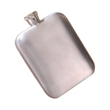 Maxbell Hip Flasks 6oz Drinking Flasks Leakproof Matte Women Hunting Wedding silver