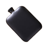 Maxbell Hip Flasks 6oz Drinking Flasks Leakproof Matte Women Hunting Wedding black