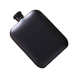 Maxbell Hip Flasks 6oz Drinking Flasks Leakproof Matte Women Hunting Wedding black