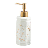 Maxbell 350ml Ceramic Refillable Liquid Hand Soap Dispenser for Daily Use Recyclable White