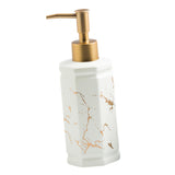 Maxbell 350ml Ceramic Refillable Liquid Hand Soap Dispenser for Daily Use Recyclable White