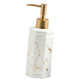 Maxbell 350ml Ceramic Refillable Liquid Hand Soap Dispenser for Daily Use Recyclable White