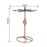 Maxbell Stylish Countertop Goblets Glass Holder Stemware Storage Organizer for Party