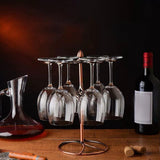 Maxbell Stylish Countertop Goblets Glass Holder Stemware Storage Organizer for Party