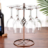 Maxbell Stylish Countertop Goblets Glass Holder Stemware Storage Organizer for Party