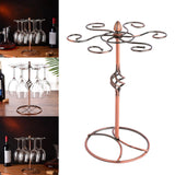Maxbell Stylish Countertop Goblets Glass Holder Stemware Storage Organizer for Party