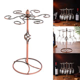 Maxbell Stylish Countertop Goblets Glass Holder Stemware Storage Organizer for Party