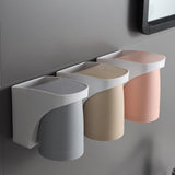 Maxbell Toothbrush Cup Holder Punch Free for Electric Toothbrush Toothpaste Kids grey