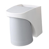 Maxbell Toothbrush Cup Holder Punch Free for Electric Toothbrush Toothpaste Kids grey