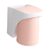 Maxbell Toothbrush Cup Holder Punch Free for Electric Toothbrush Toothpaste Kids pink