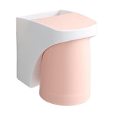 Maxbell Toothbrush Cup Holder Punch Free for Electric Toothbrush Toothpaste Kids pink