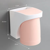 Maxbell Toothbrush Cup Holder Punch Free for Electric Toothbrush Toothpaste Kids pink