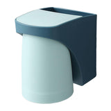 Maxbell Toothbrush Cup Holder Punch Free for Electric Toothbrush Toothpaste Kids blue