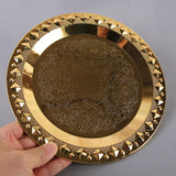 Maxbell Dessert Plates Jewelry Display Tray Retro Trinket Dish for Desserts Wedding Rhombus