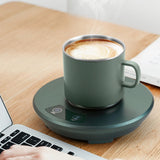 Maxbell Electric Cup Cooler Beverage Warmer for Coffee Desktop Beer green
