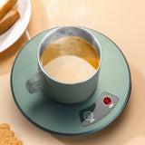 Maxbell Electric Cup Cooler Beverage Warmer for Coffee Desktop Beer green