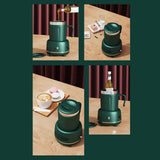 Maxbell 2 in 1 Cooler Warmer Cup Beer Cooler Heating and Cooling Beverage Plate Green