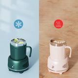 Maxbell 2 in 1 Cooler Warmer Cup Beer Cooler Heating and Cooling Beverage Plate Green