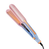 Maxbell Hair Straightener Curler Curved and Straight Hair Multifunction Women pink