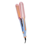 Maxbell Hair Straightener Curler Curved and Straight Hair Multifunction Women pink