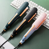 Maxbell Hair Straightener Curler Curved and Straight Hair Multifunction Women pink