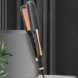 Maxbell Hair Straightener Curler Curved and Straight Hair Multifunction Women black