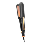 Maxbell Hair Straightener Curler Curved and Straight Hair Multifunction Women black